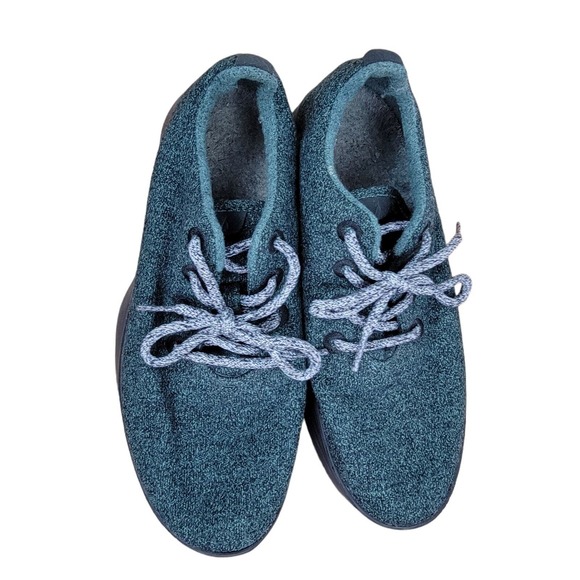 Allbirds Women's Wool Runner-Up Mizzle Deep Emerald Green Size 10 - Picture 3 of 7
